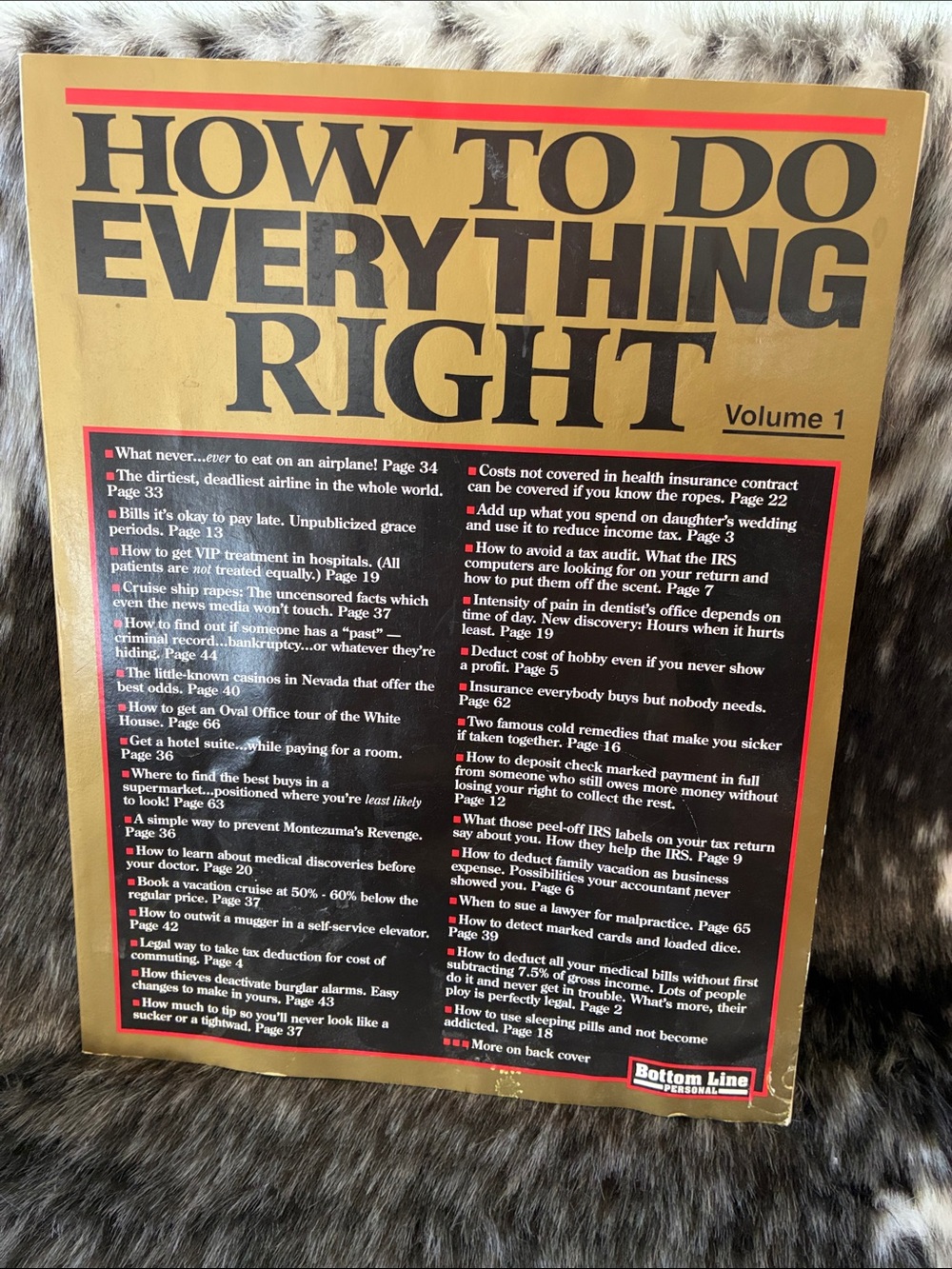 How to Do Everything Right Volume 1 Wall Art - Yellow